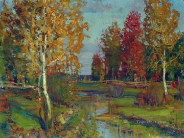 otoño Isaac Levitan bosques árboles paisaje Pinturas al óleo